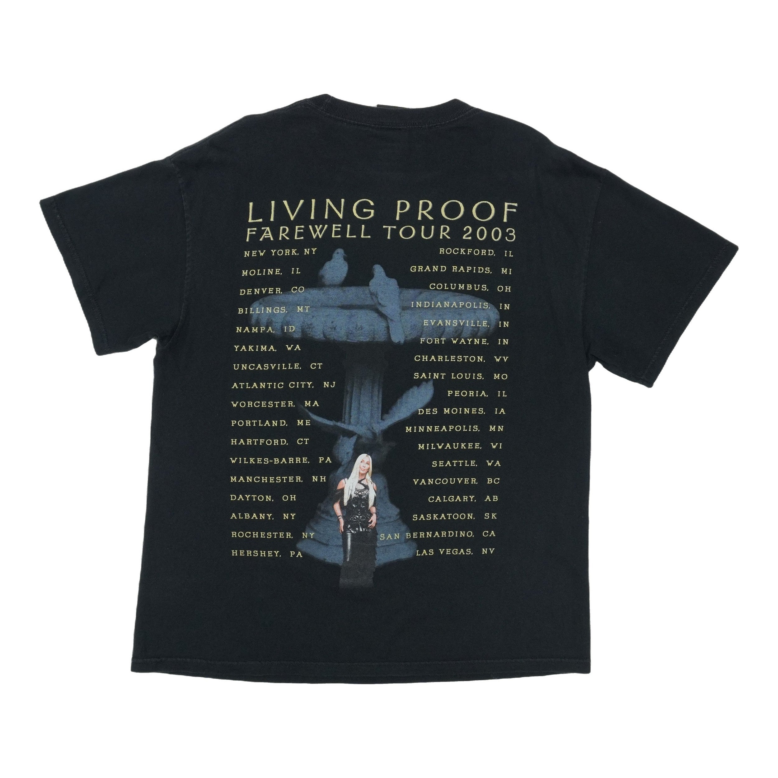 2003 Cher Living Proof Farewell Tour Shirt | WyCo Vintage
