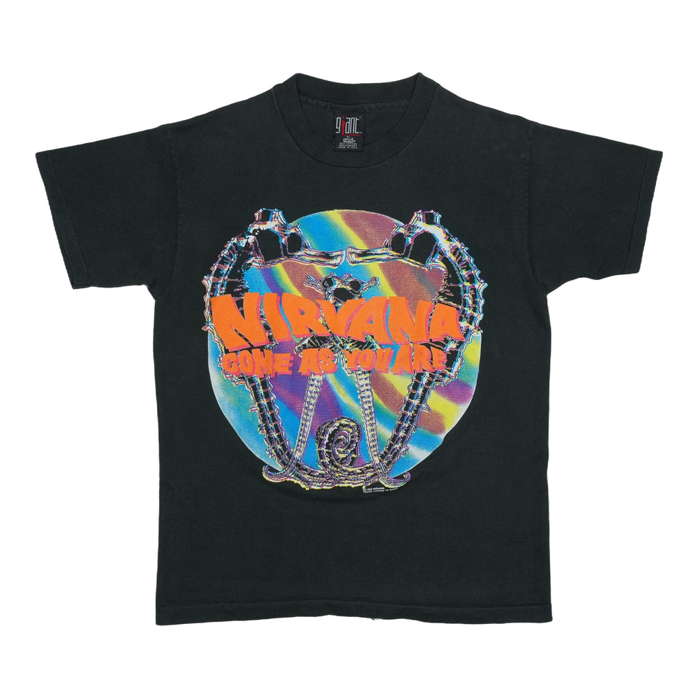 1992 Nirvana Come As You Are Shirt Front