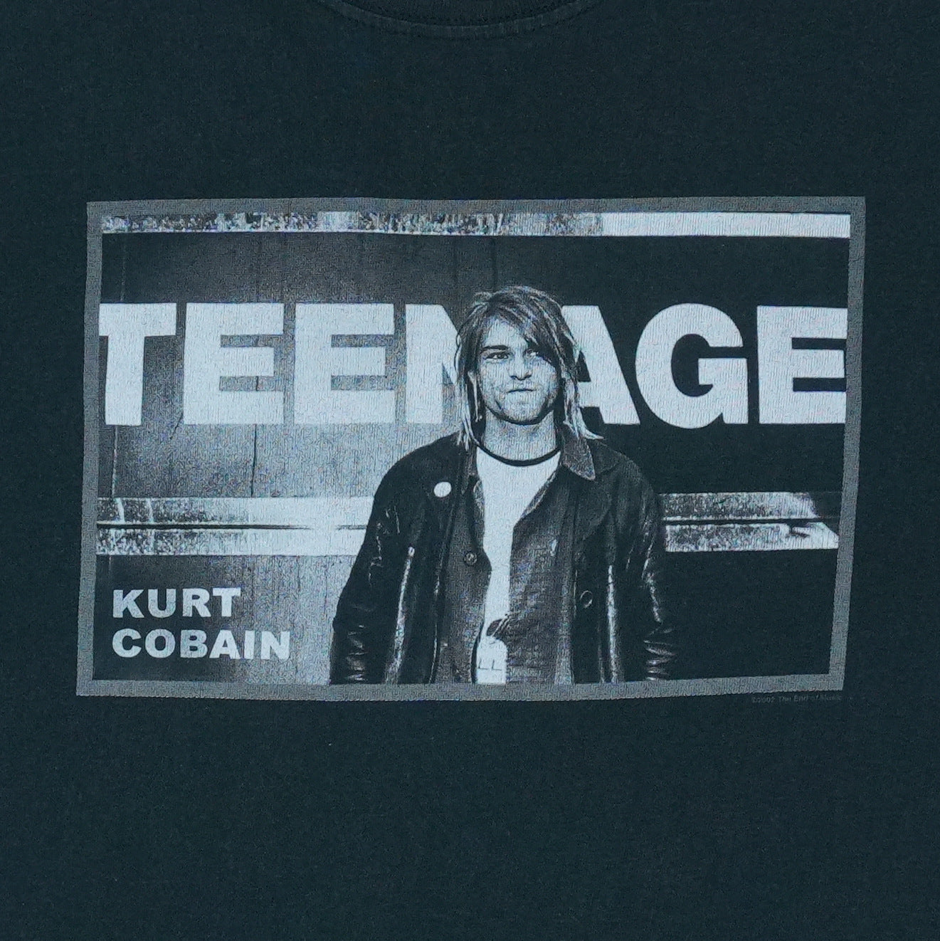 2002 Kurt Cobain Teenage Shirt