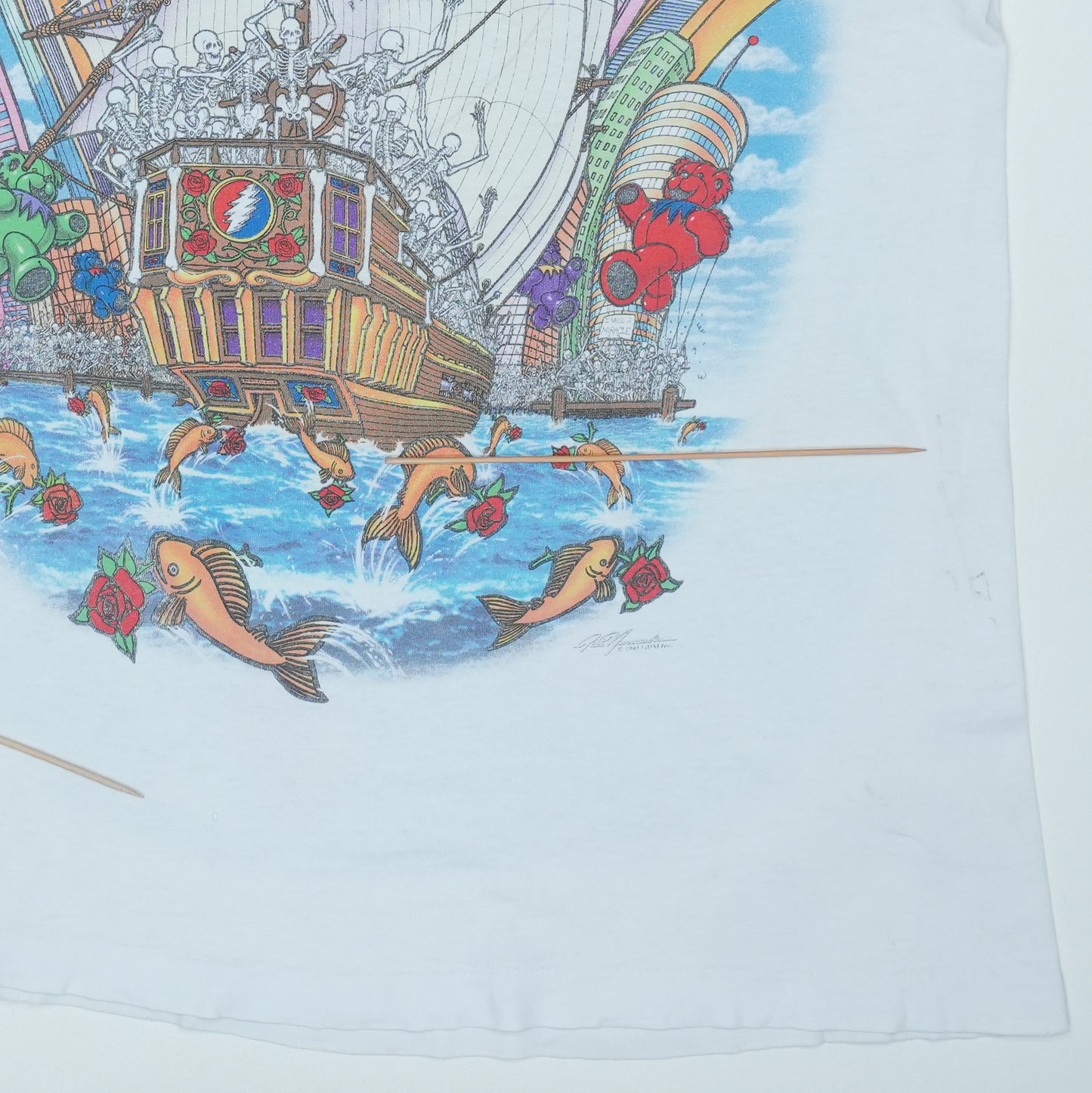1993 Grateful Dead Ship Of Fools Shirt