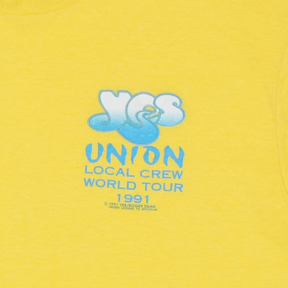 1991 Yes Local Crew World Tour Shirt