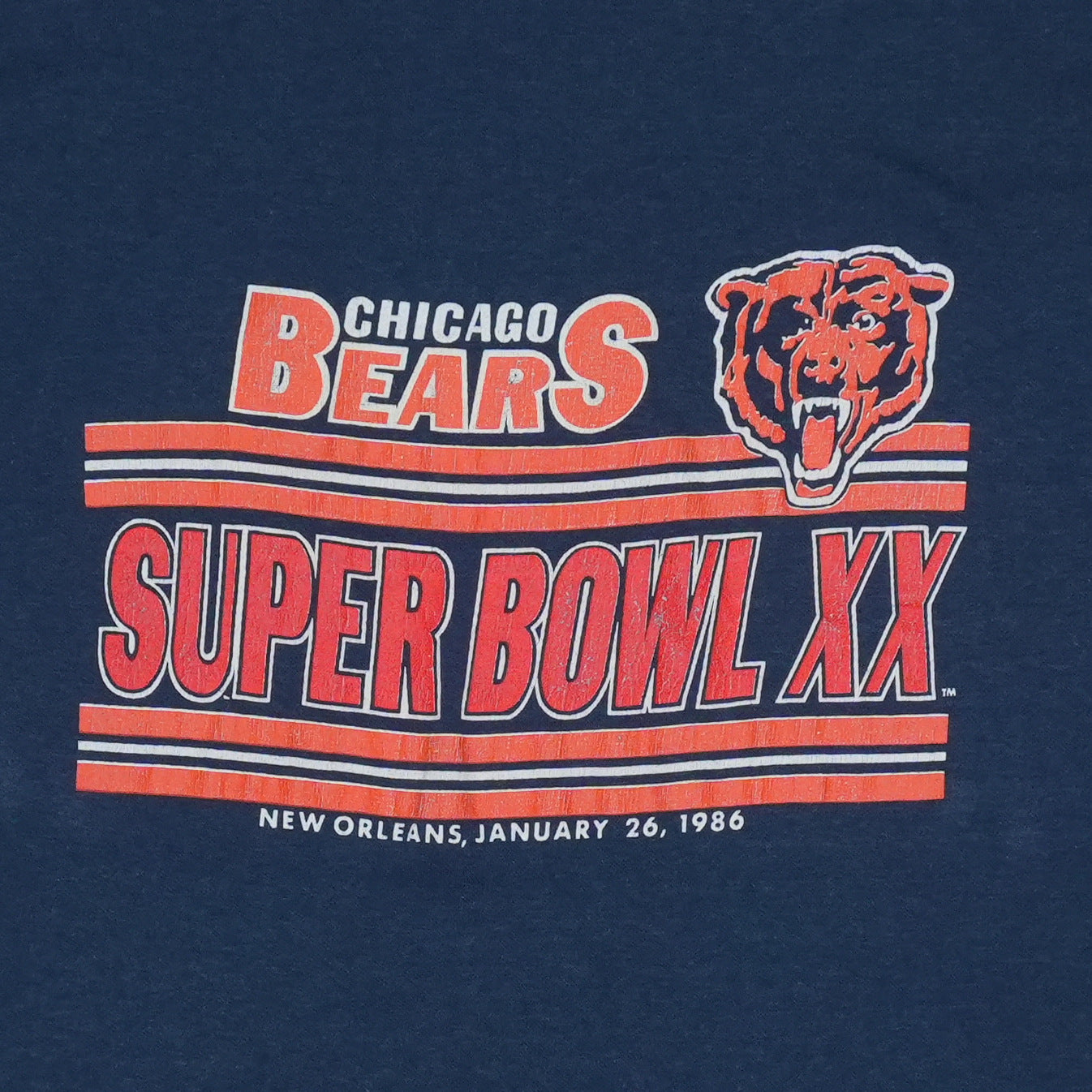 1986 Chicago Bears Super Bowl Shirt