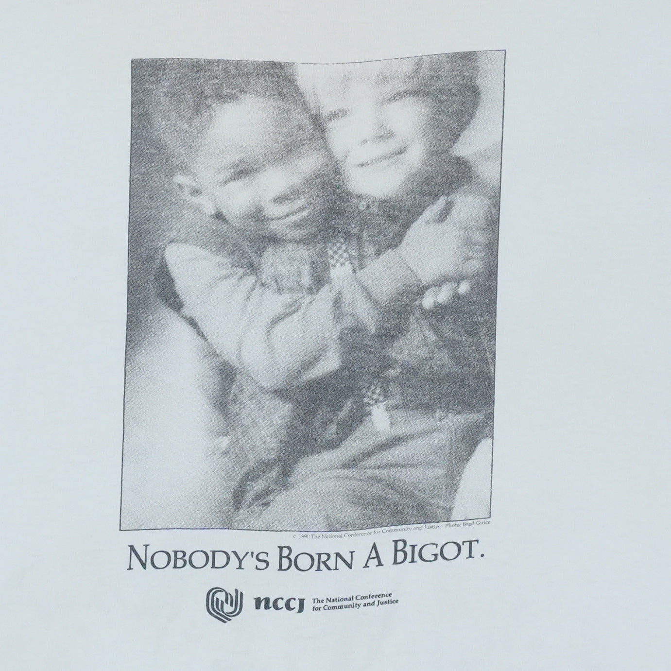 1990 Nobody's Born A Bigot Shirt