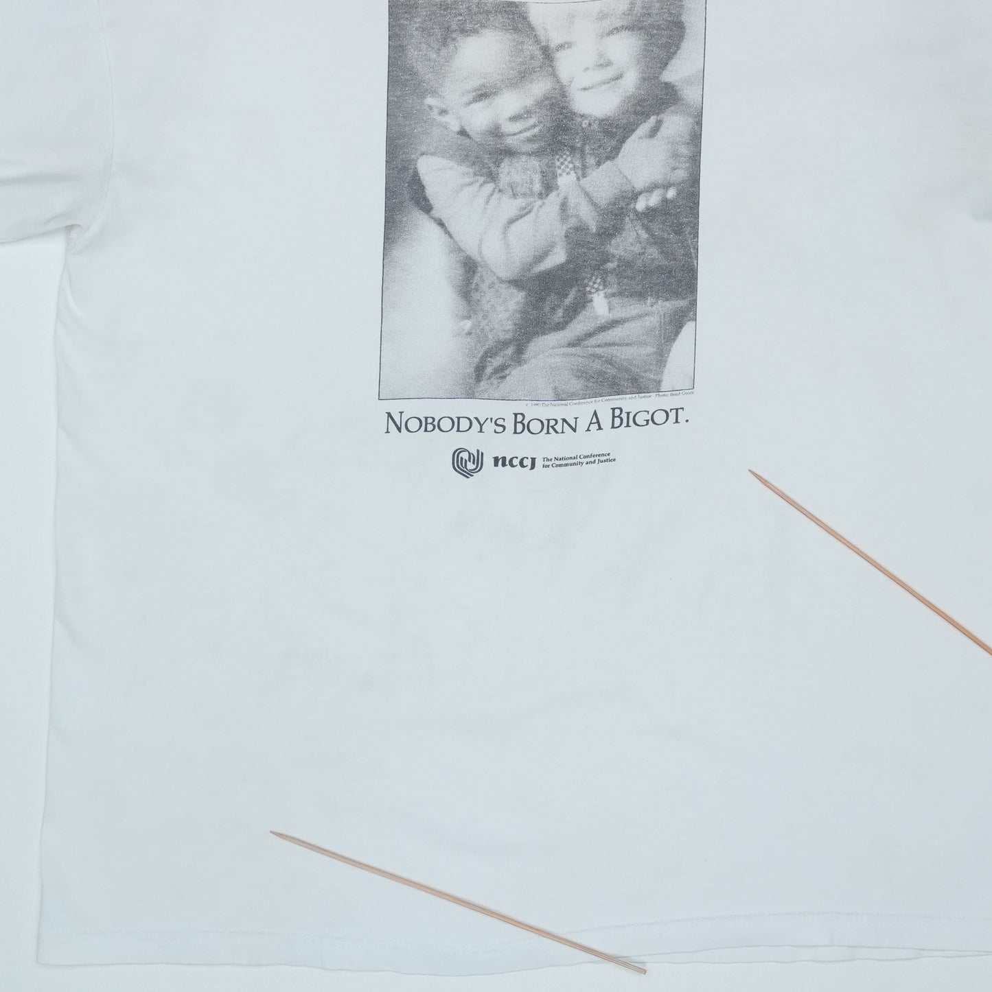 1990 Nobody's Born A Bigot Shirt