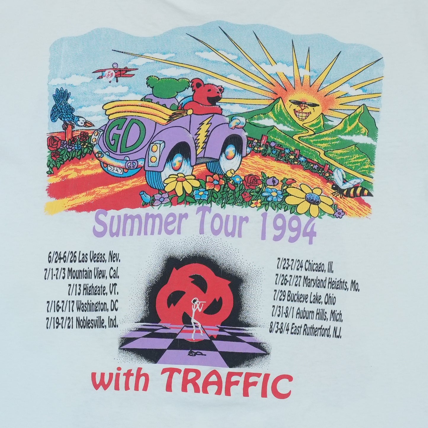 1994 Grateful Dead Summer Tour Shirt