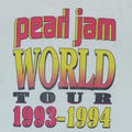 1993 Pearl Jam World Tour Shirt