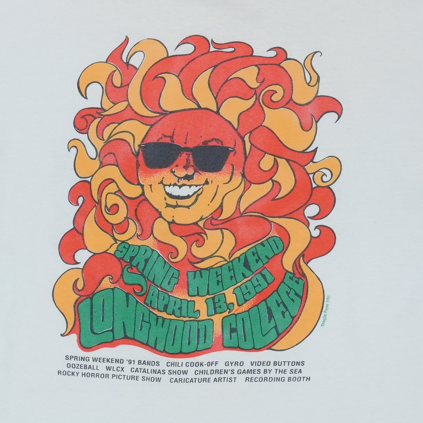 1991 Longwood College Spring Break Shirt