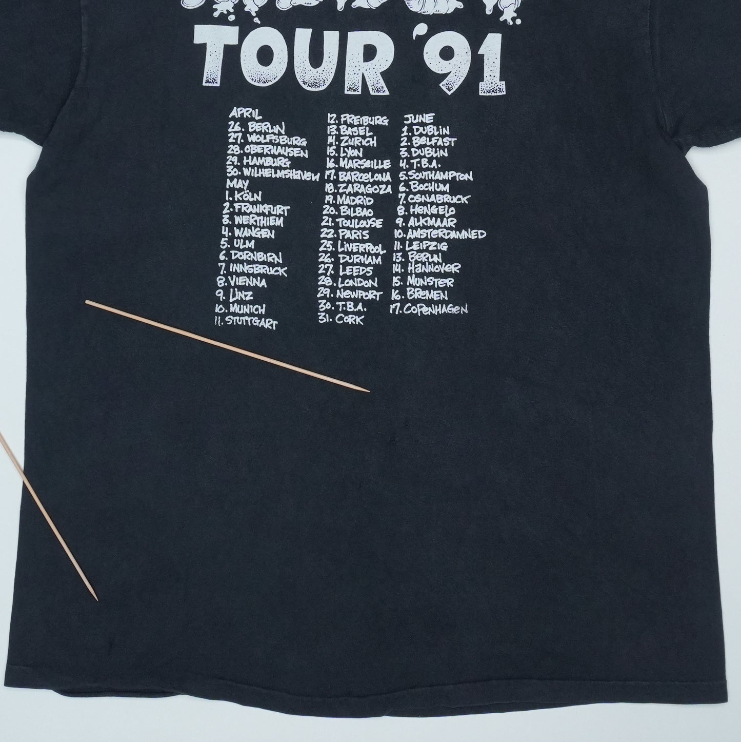 1991 NOFX Ribbed Tour Shirt