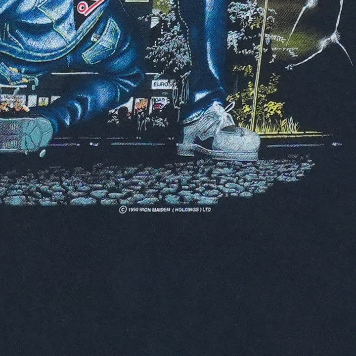 1990 Iron Maiden No Prayer On The Road Tour Shirt