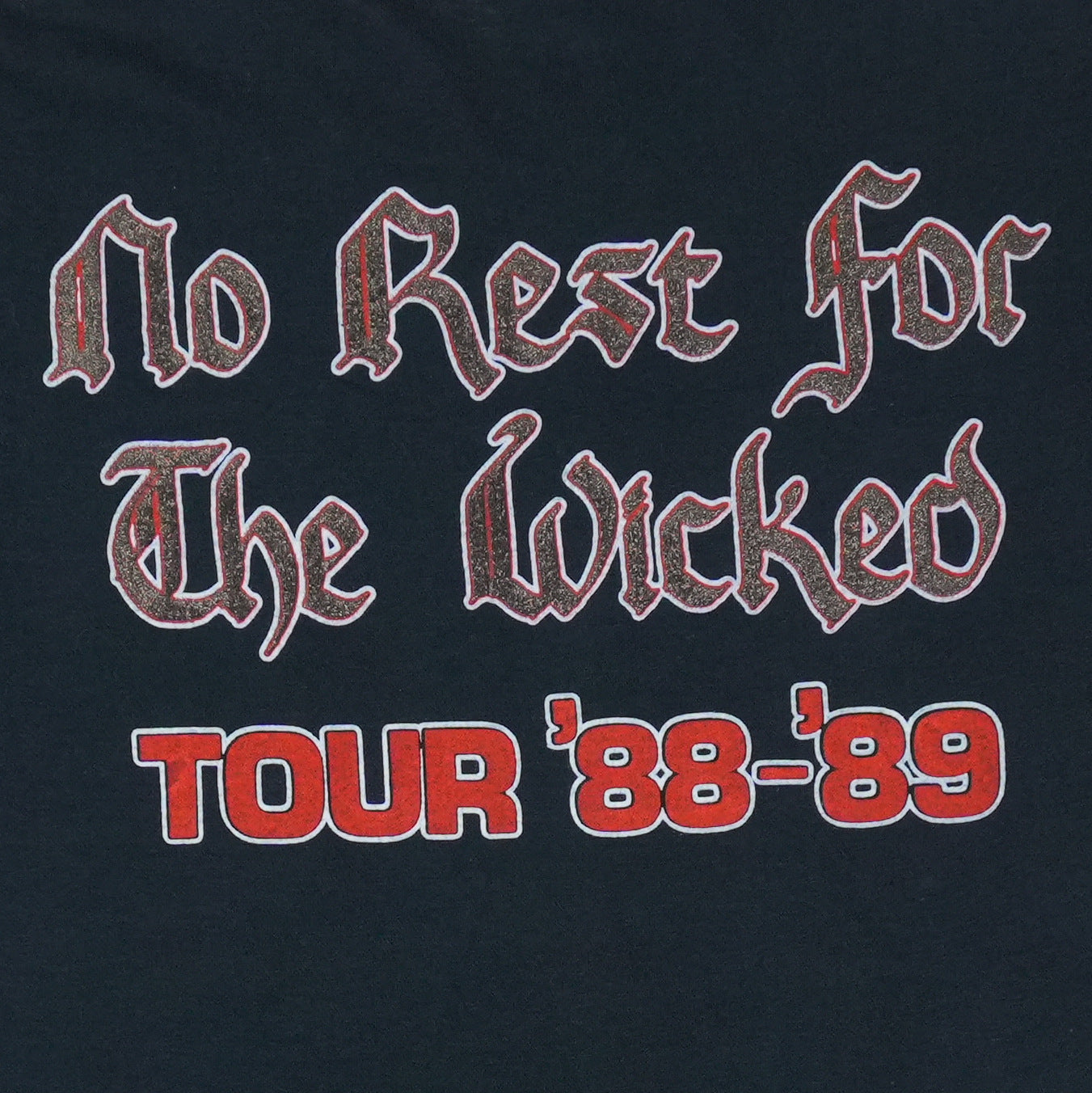 1988 Ozzy Osbourne No Rest For The Wicked Tour Shirt