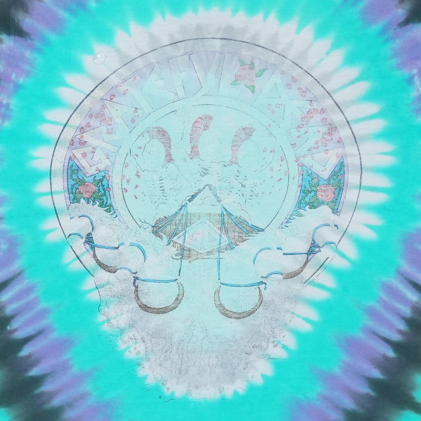 1991 Grateful Dead LA Coliseum Concert Tie Dye Shirt