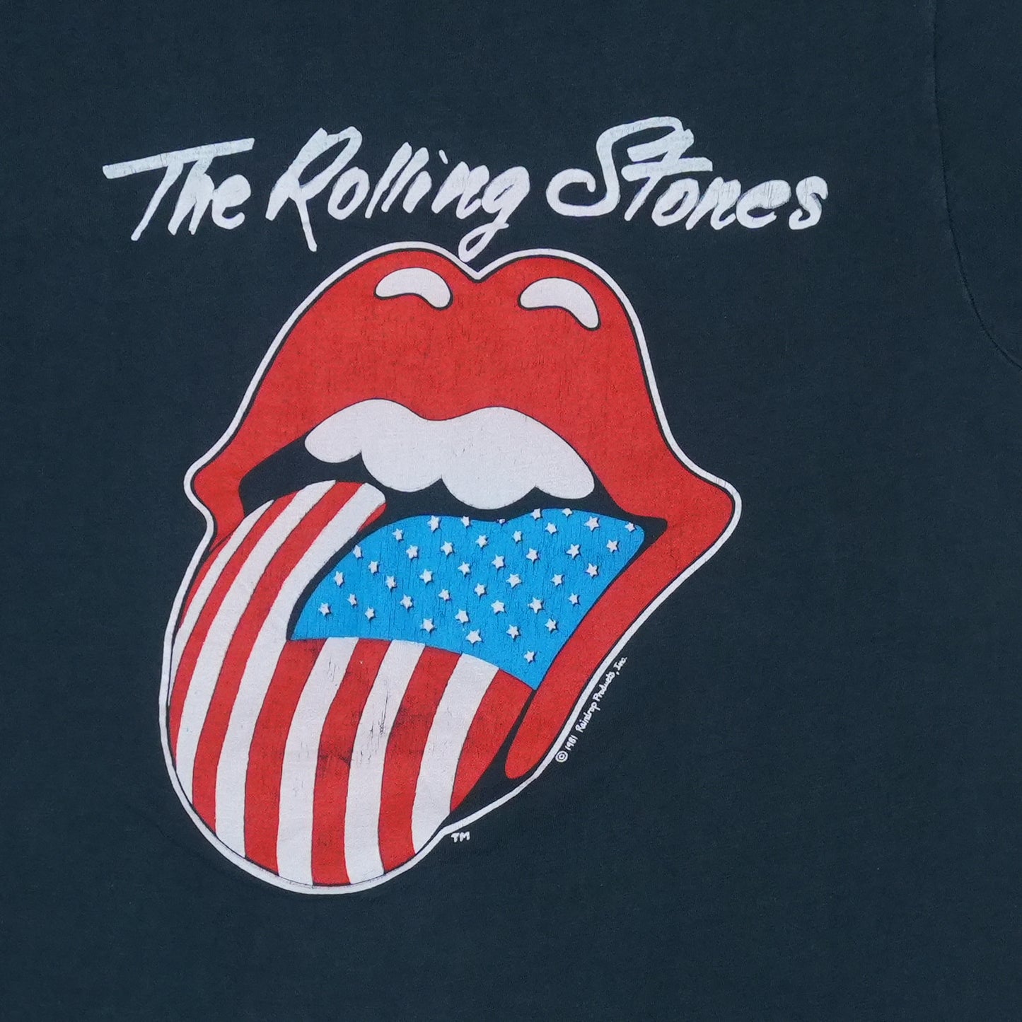 1981 Rolling Stones North American Tour Shirt