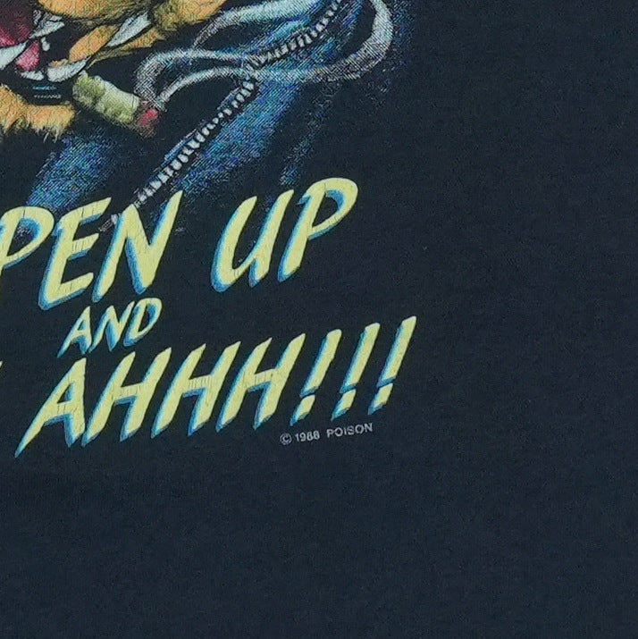 1988 Poison Open Up And Say Ahhh Tour Shirt