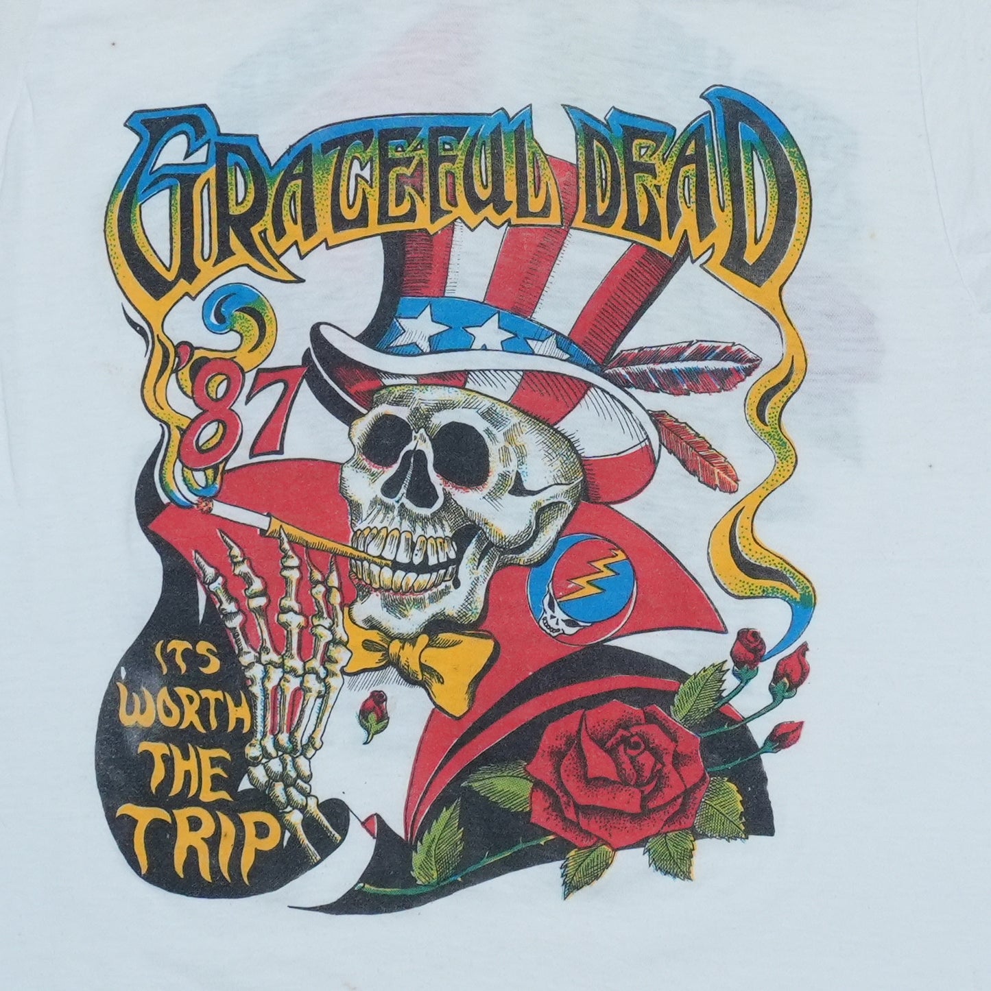 1987 Grateful Dead It's Worth The Trip Tour Shirt