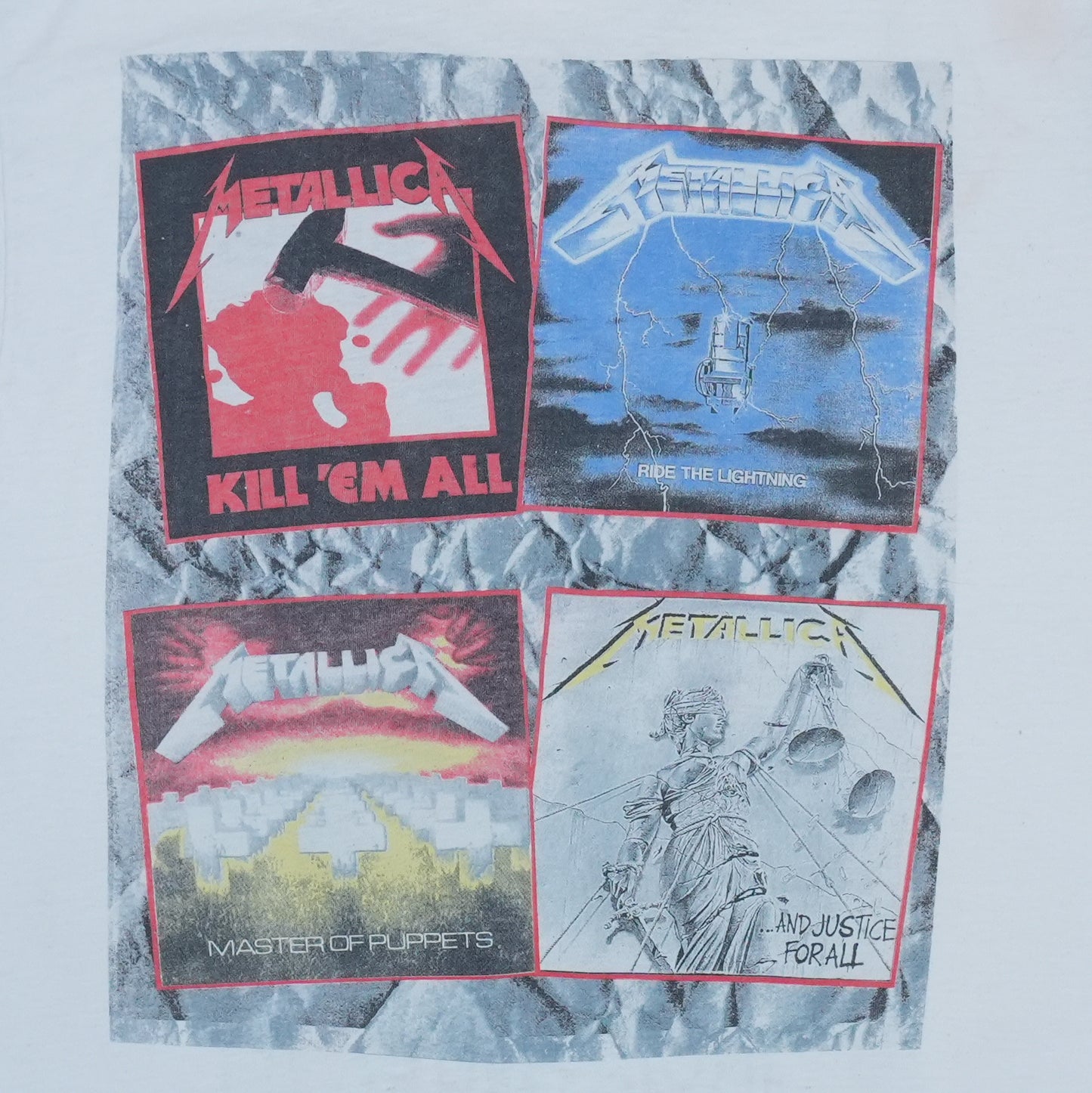 1988 Metallica And Justice 4 All Shirt