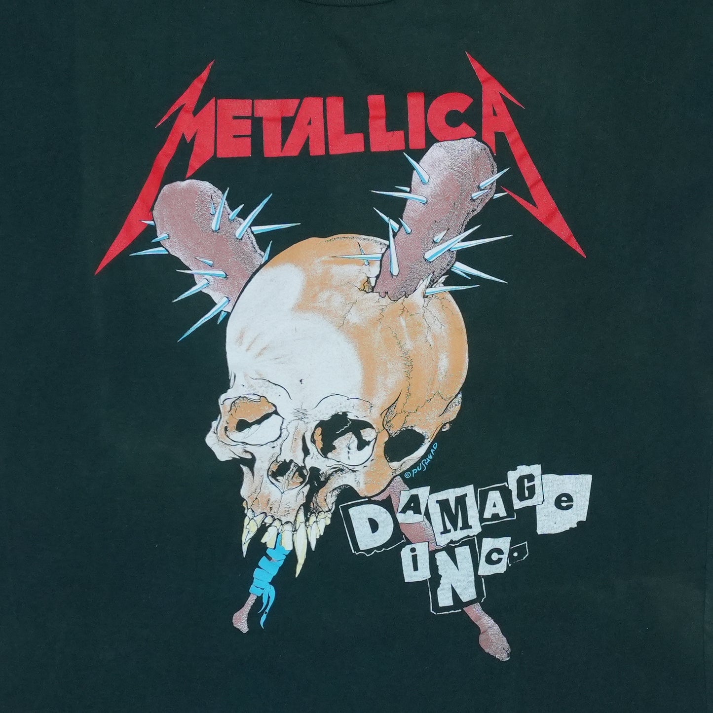 1987 Metallica Damage Inc Tour Shirt