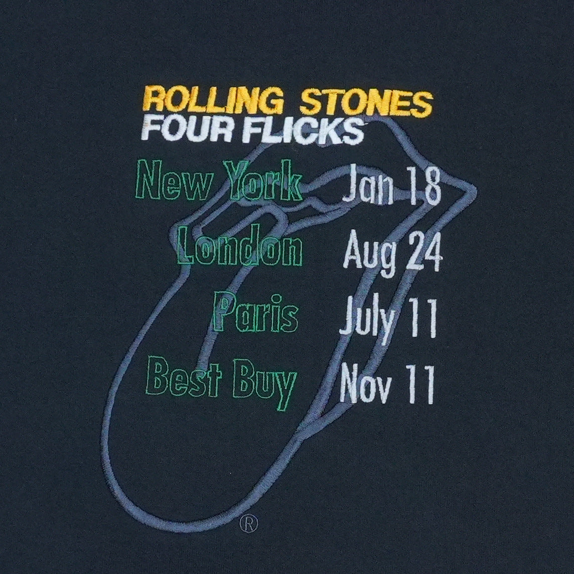 2003 Rolling Stones Four Flicks Tour Hoodie