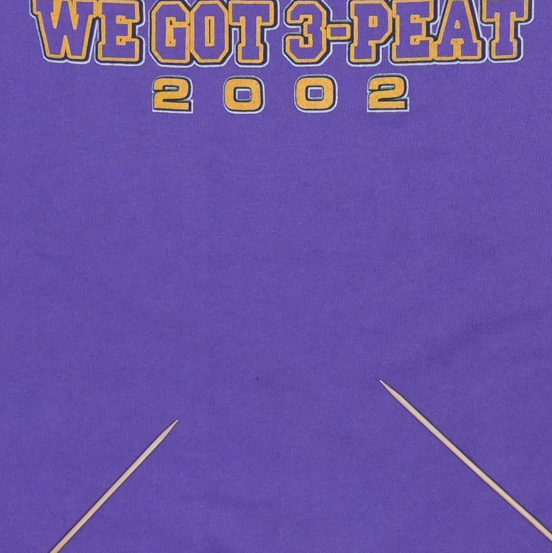 2002 Los Angeles Lakers Three Peat Shirt