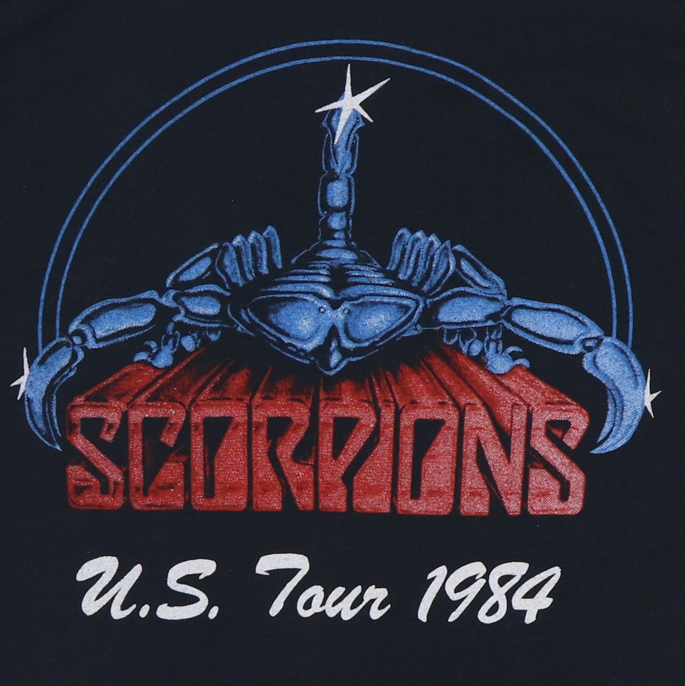 1984 Scorpions Love At First Sting Tour Shirt