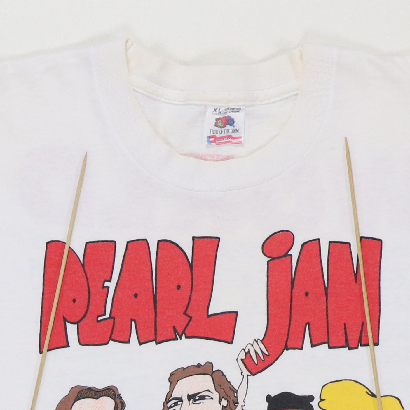 1992 Pearl Jam European Tour Shirt