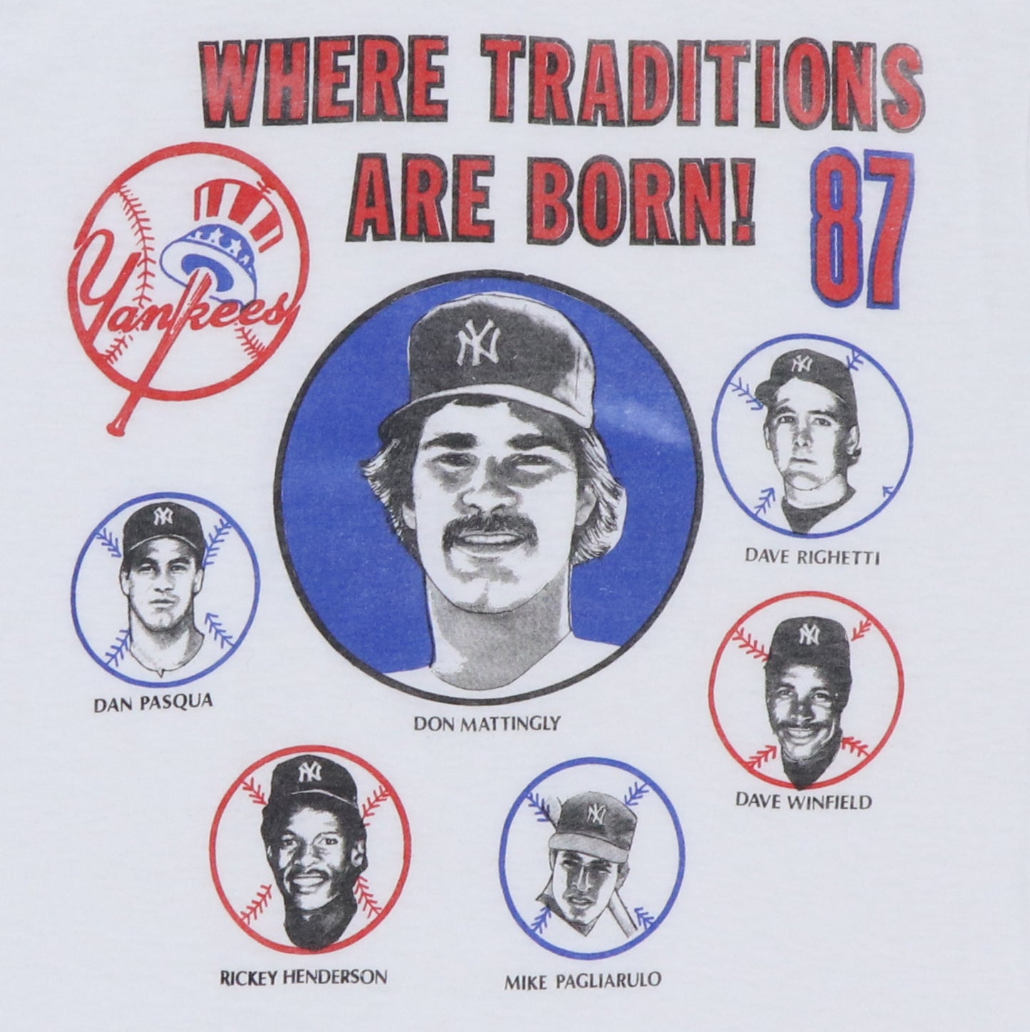 1987 New York Yankees Where Traditions Are Born Shirt