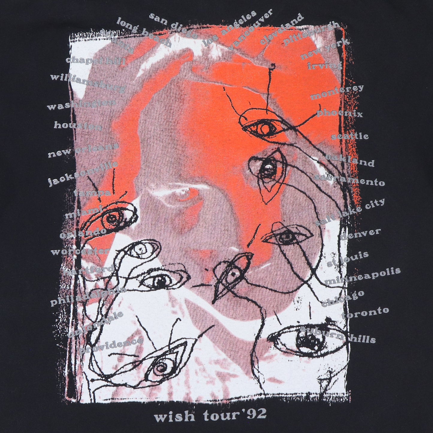 1992 The Cure Wish Tour Shirt