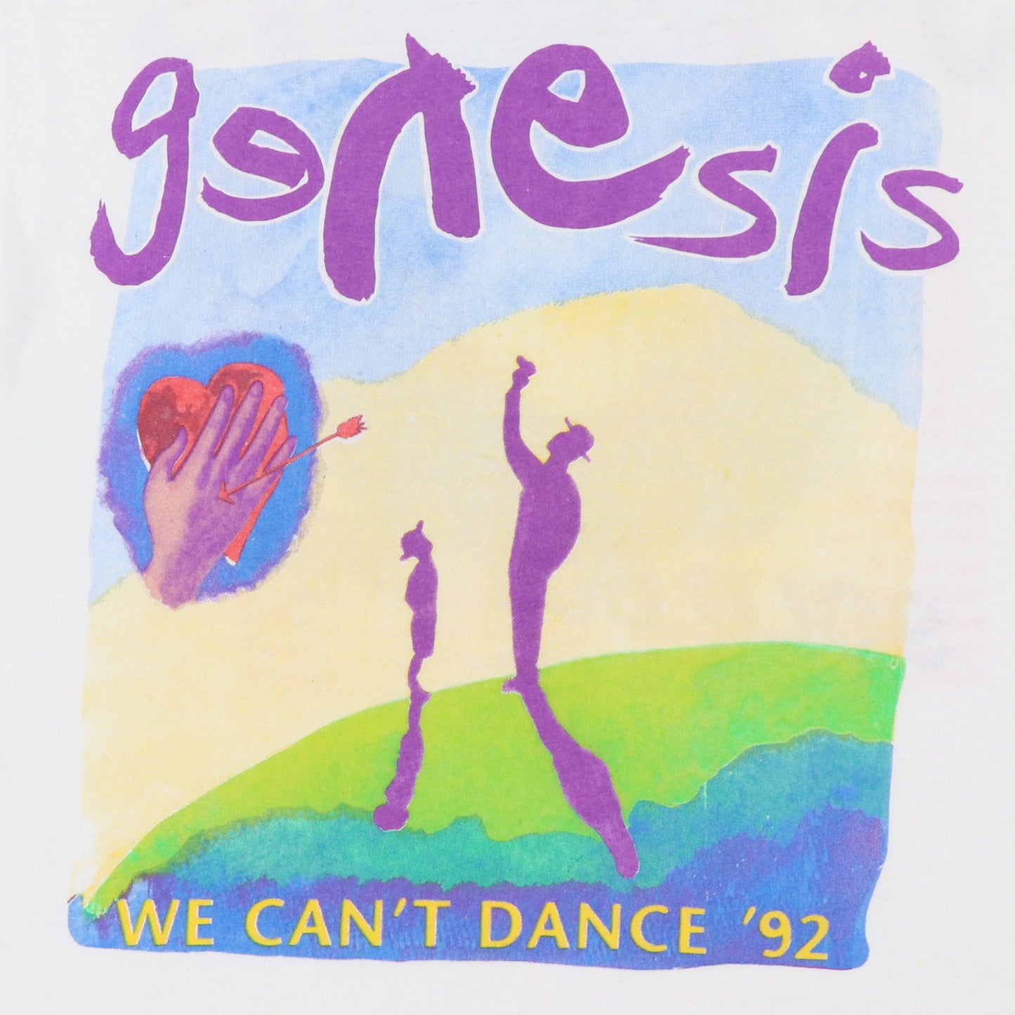 1992 Genesis We Can't Dance Tour Shirt