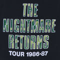 1986 Alice Cooper The Nightmare Returns Tour Shirt