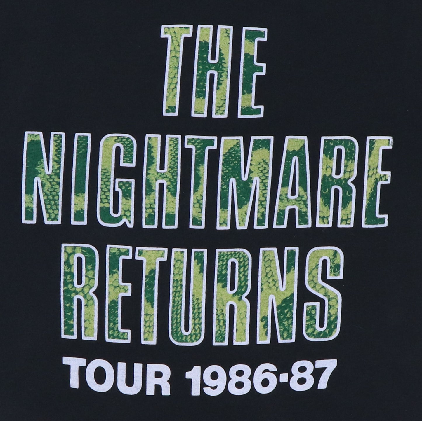 1986 Alice Cooper The Nightmare Returns Tour Shirt