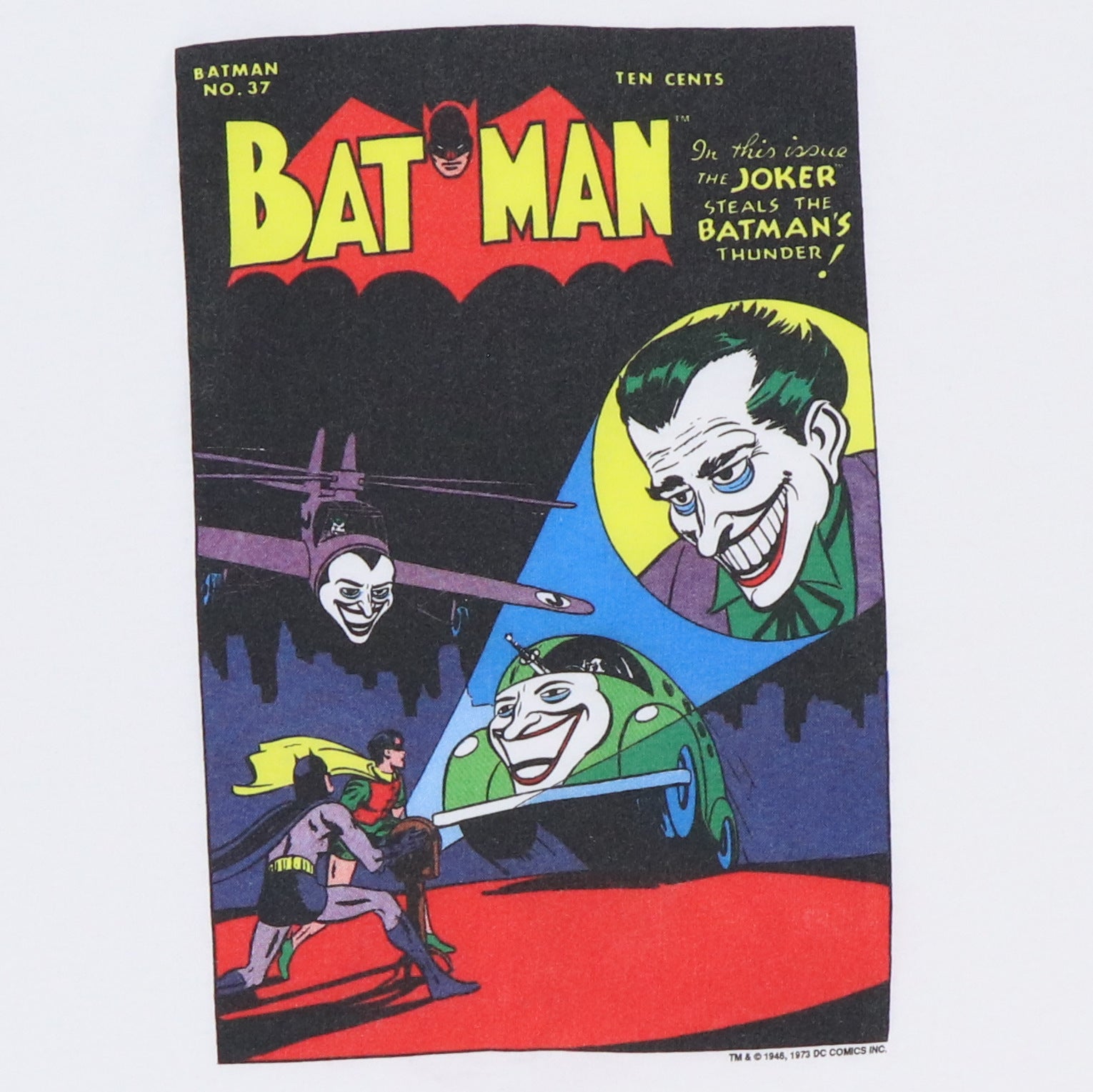 1980s Batman Joker Graphitti DC Comics Shirt | Authentic Vintage