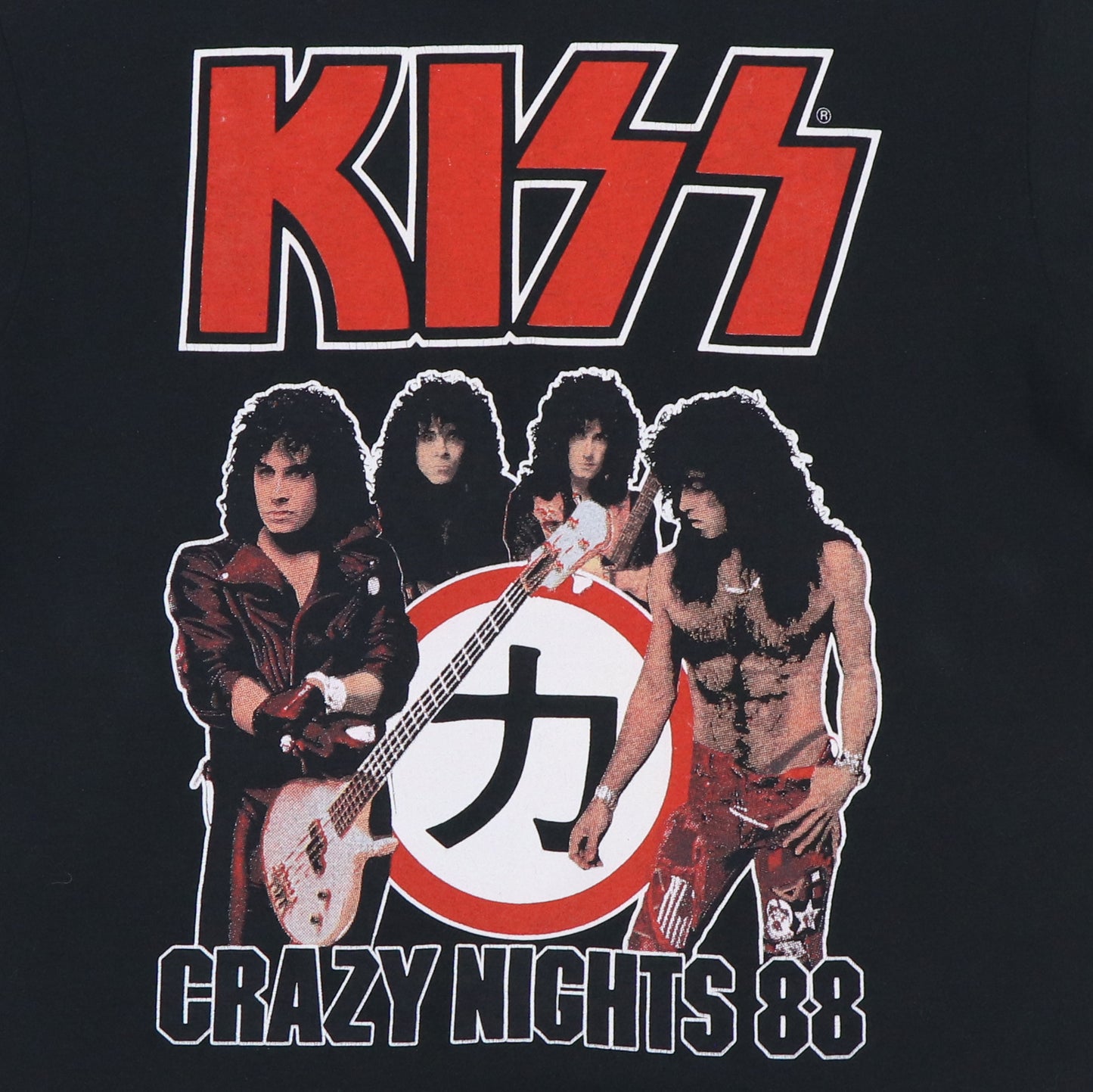 1988 Kiss We Went Crazy With Kiss Shirt