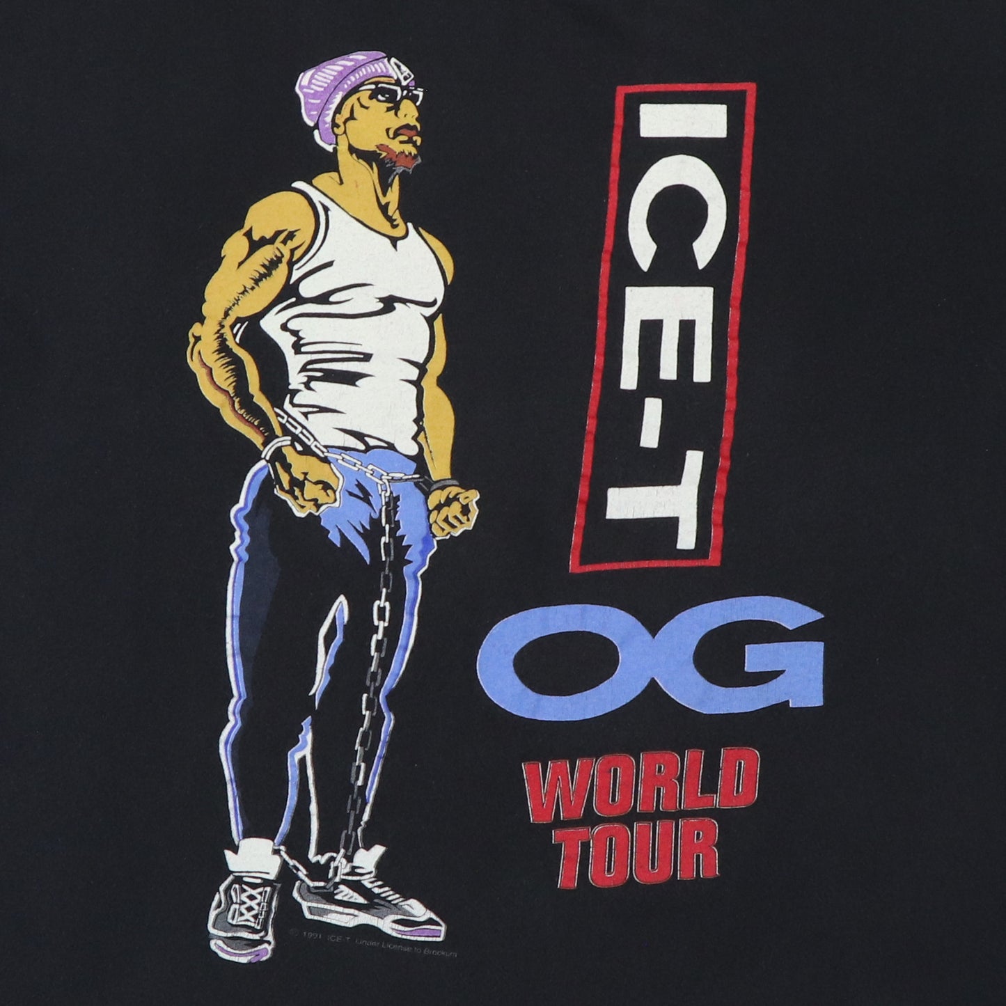 1991 Body Count Ice-T World Homicide Tour Shirt