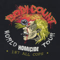 1991 Body Count Ice-T World Homicide Tour Shirt