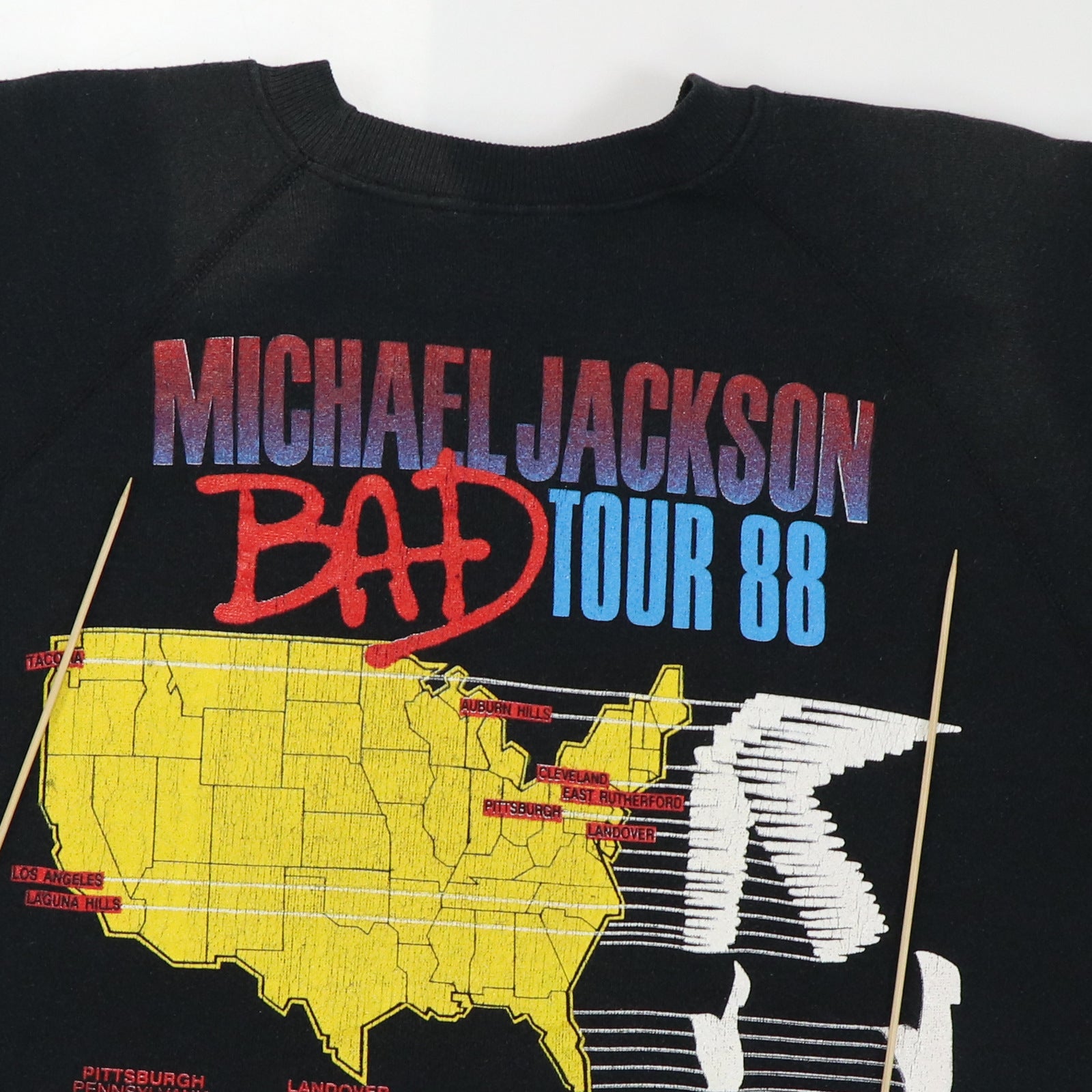 1988 Michael Jackson Bad Tour Sweatshirt - Original Vintage Tee