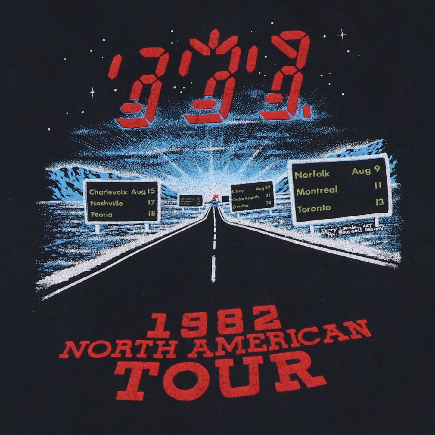 1982 The Police Ghost In The Machine Tour Shirt