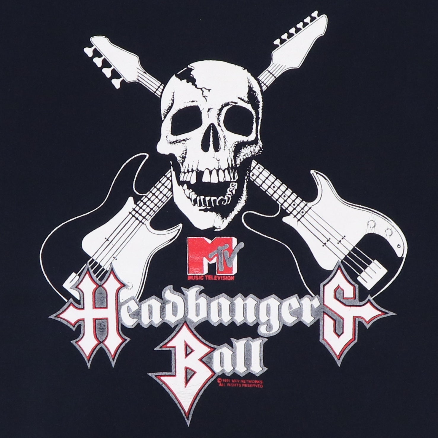 1991 Headbanger's Ball MTV Shirt | Authentic Vintage Tee – WyCo