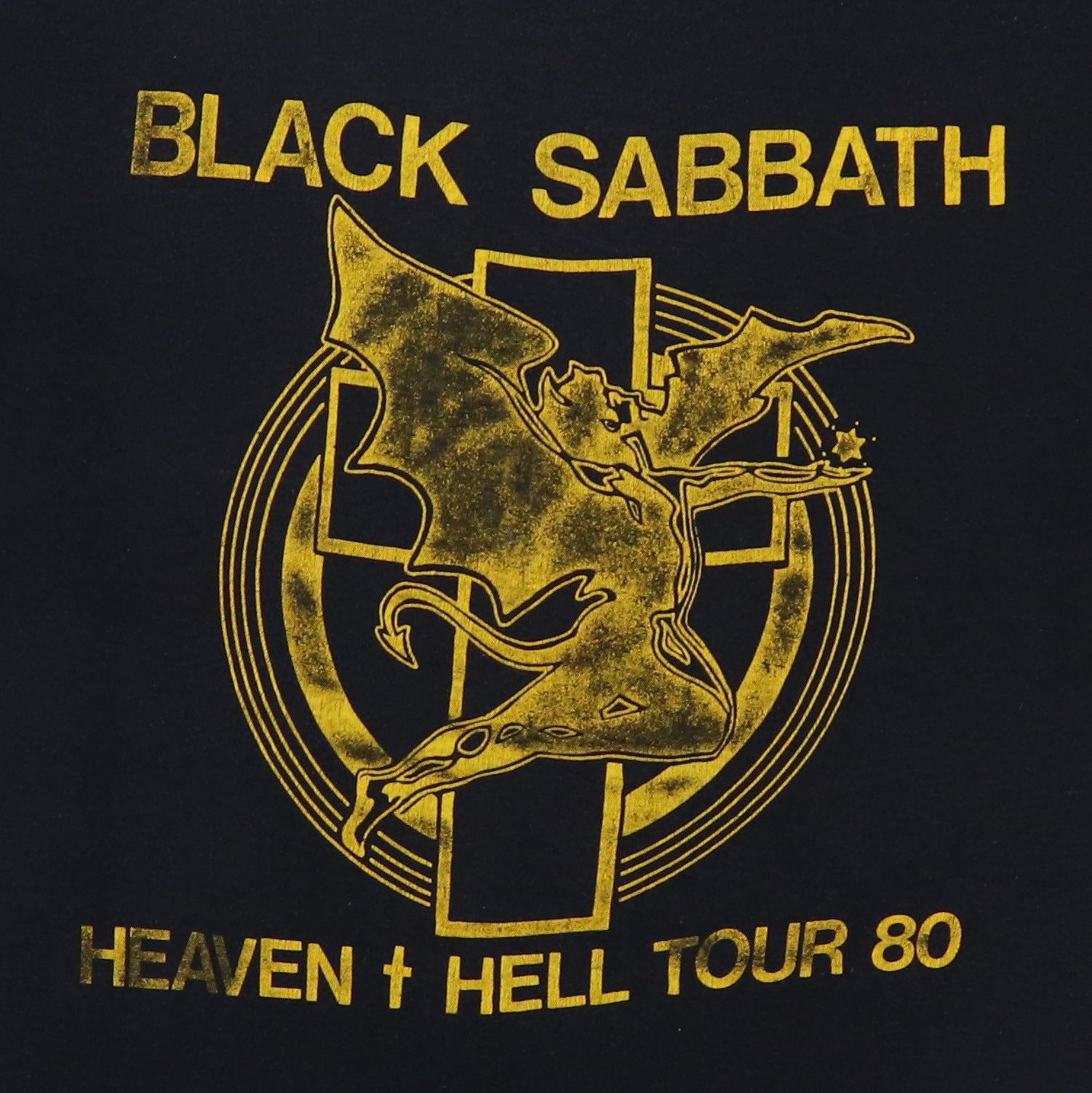 1980 Black Sabbath Heaven and Hell Tour Shirt | Authentic Vintage