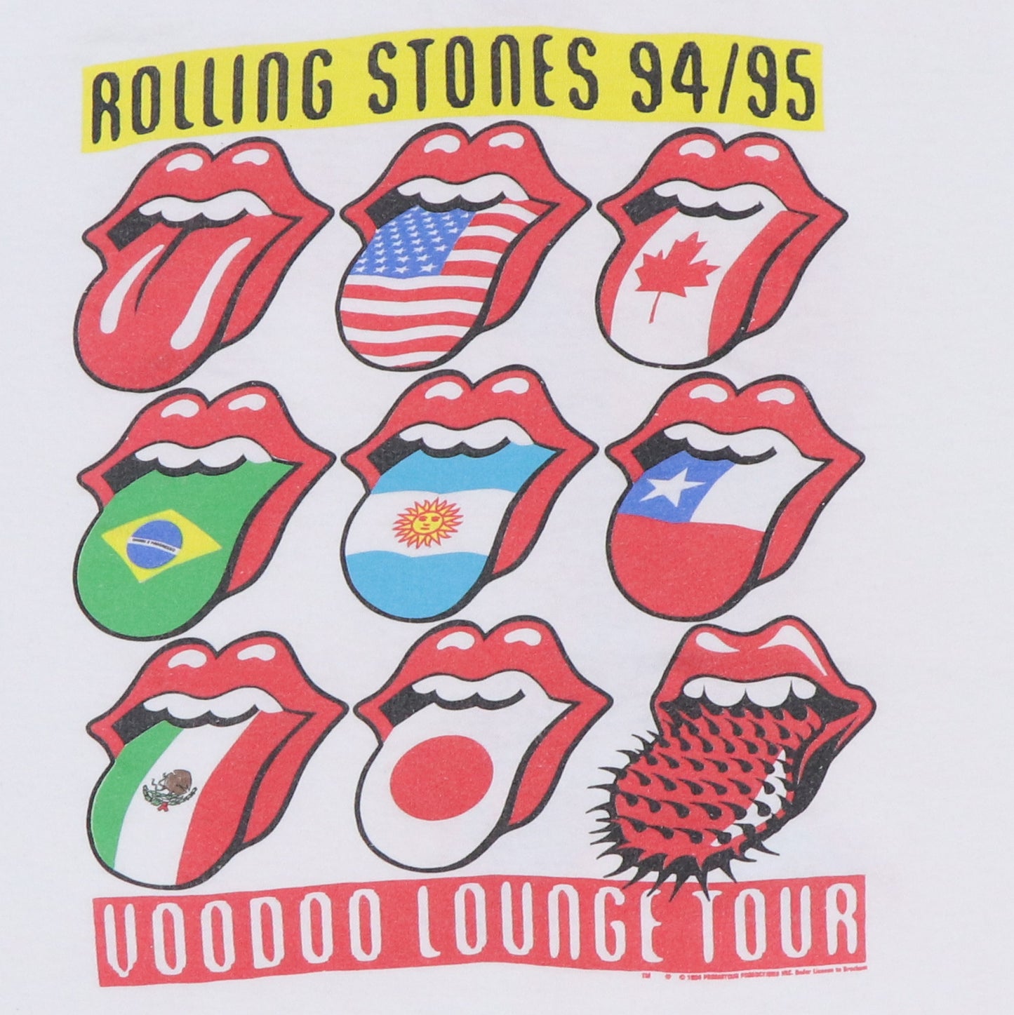 1994 Rolling Stones Voodoo Lounge Tour Shirt