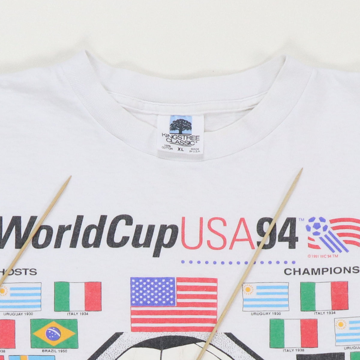 1994 World Cup USA Shirt | Authentic Vintage Tee – WyCo Vintage