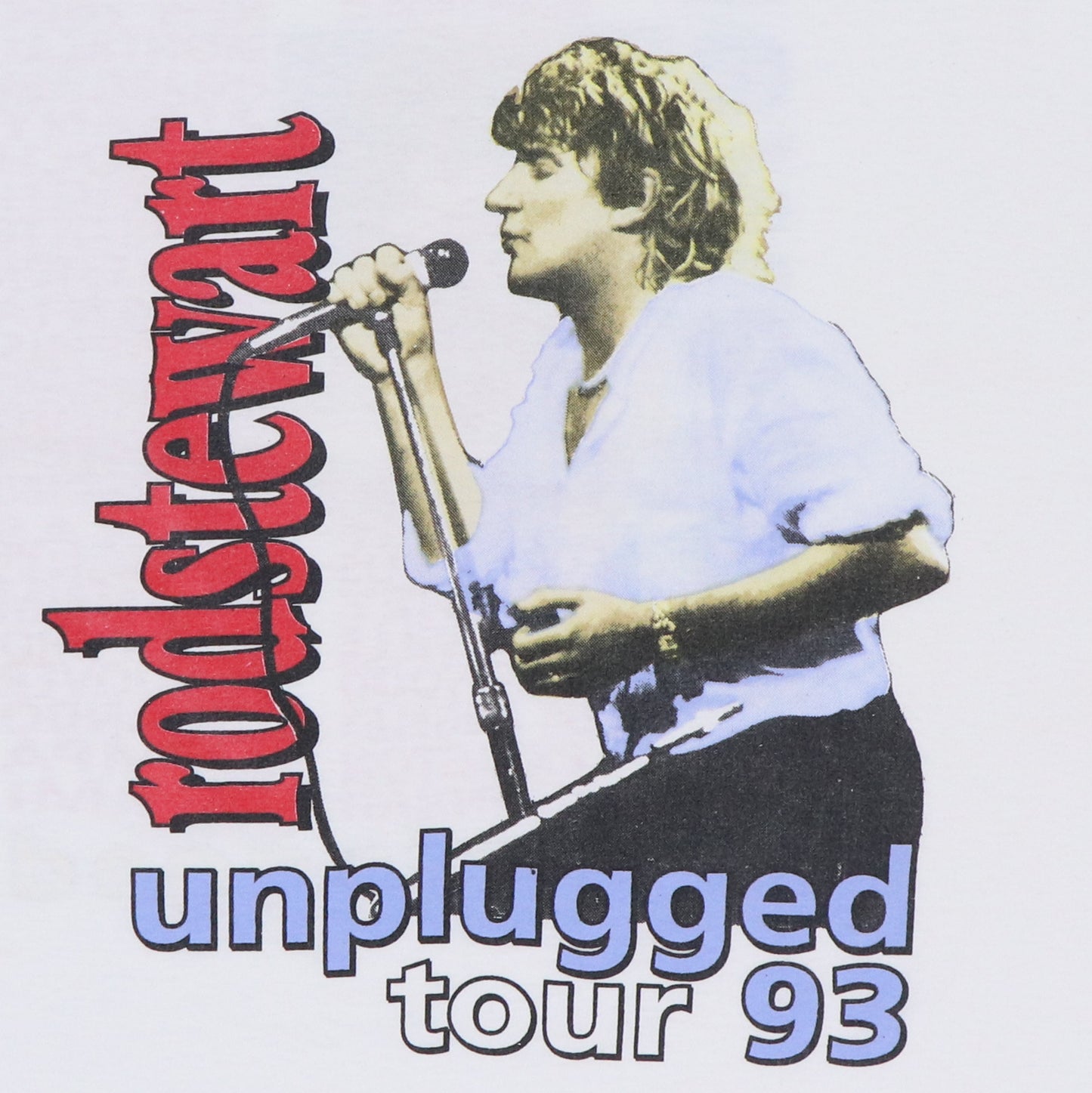 1993 Rod Stewart Unplugged Tour Shirt