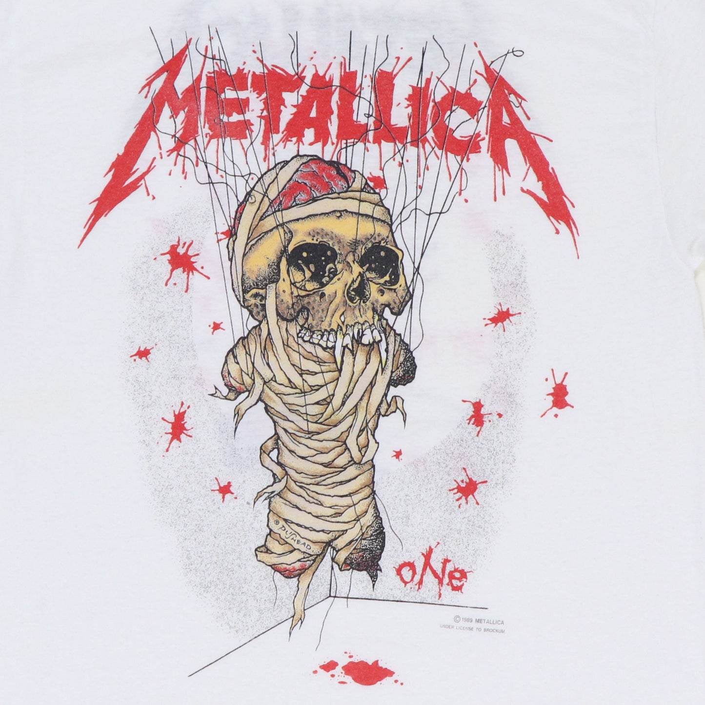 1989 Metallica One Pushead Shirt