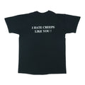 1990s Dee Dee Ramone Hate Creeps Like You Shirt Back