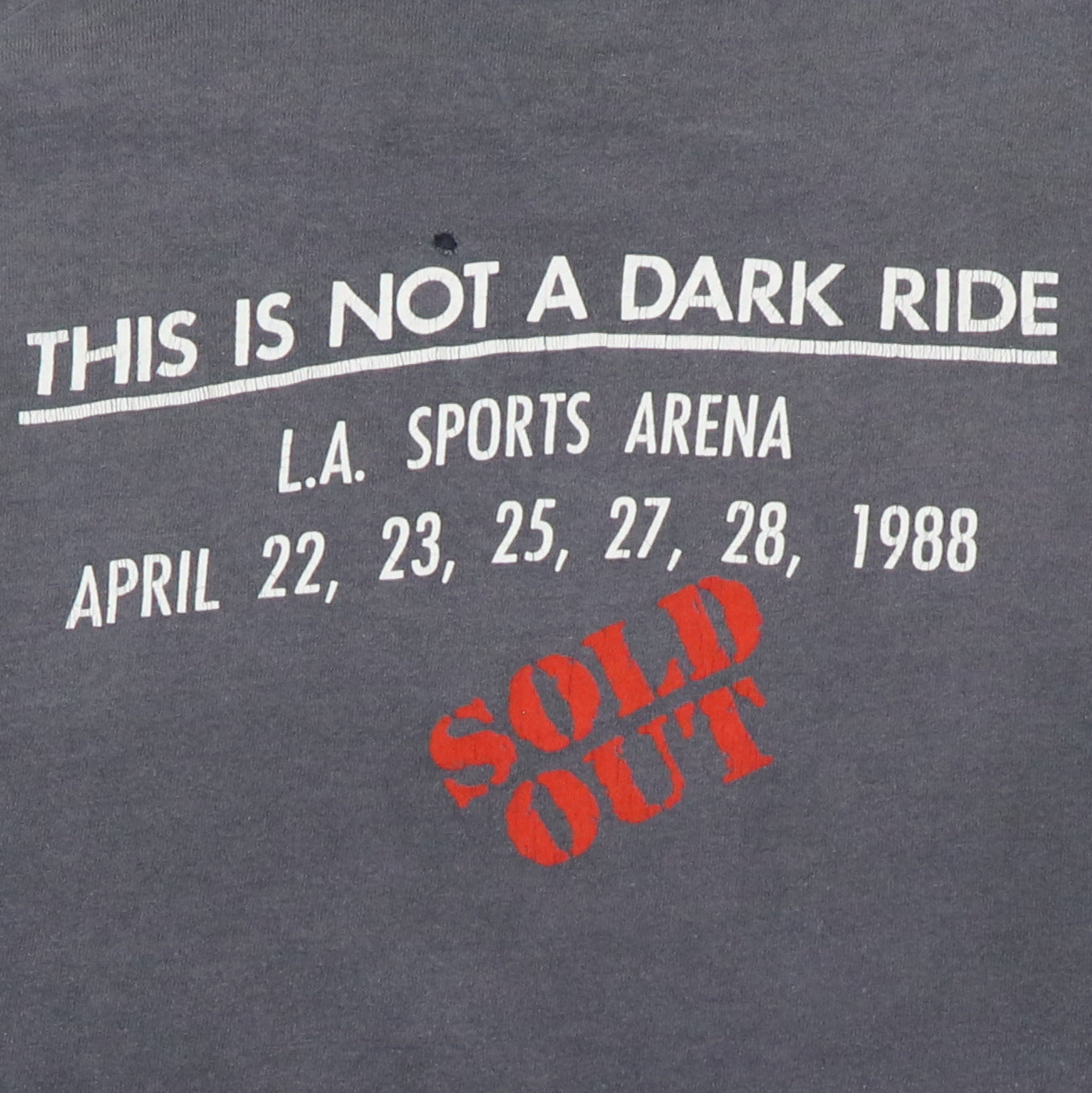 1988 Bruce Springsteen Tunnel Of Love Express Tour Shirt