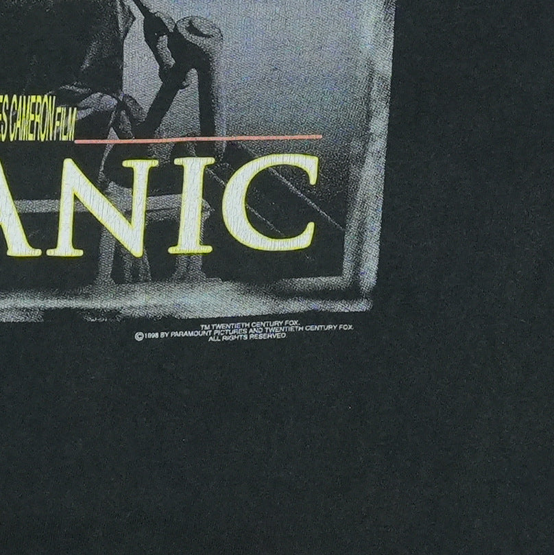 1998 The Titanic Movie Shirt Detail