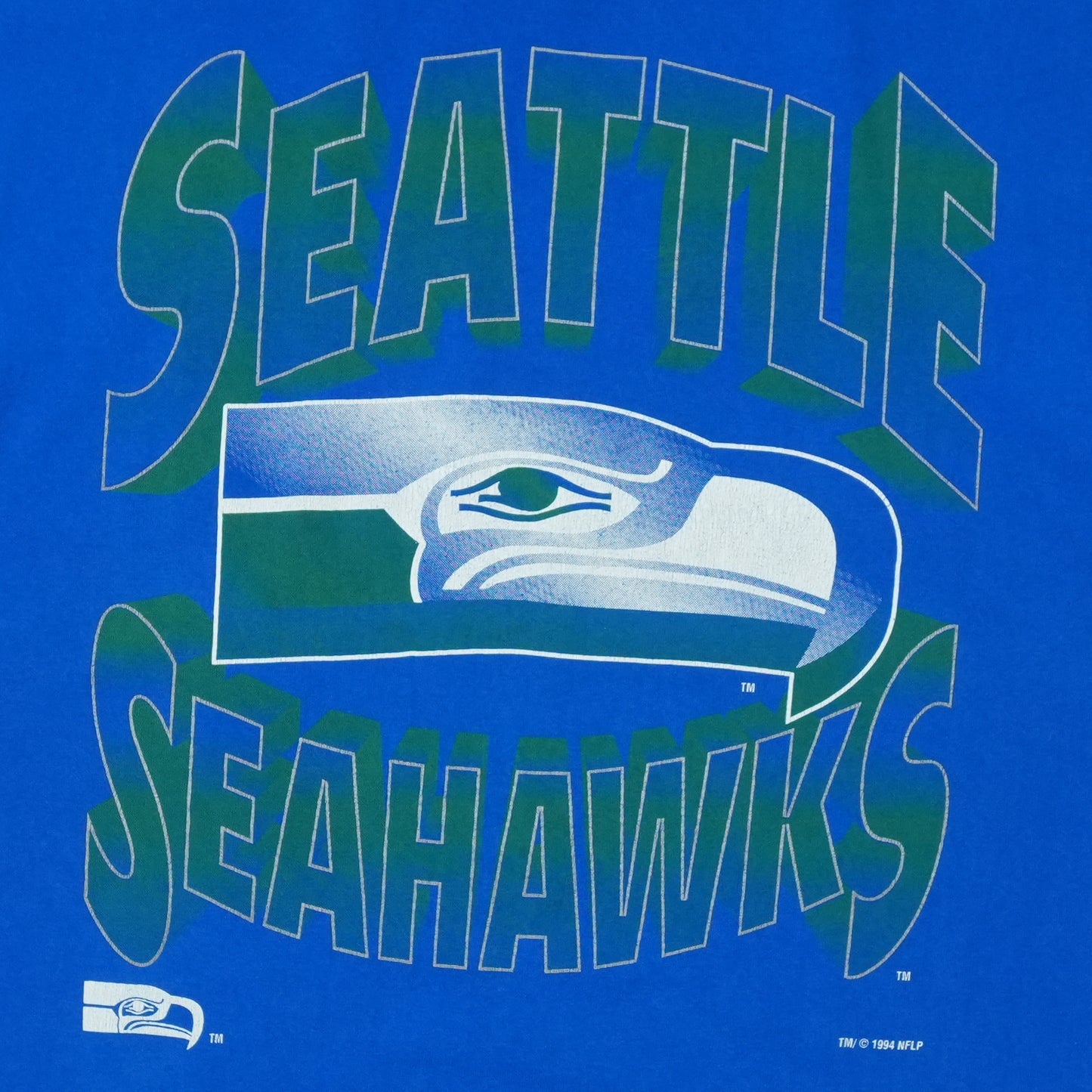 1994 Seattle Seahawks Shirt Detail