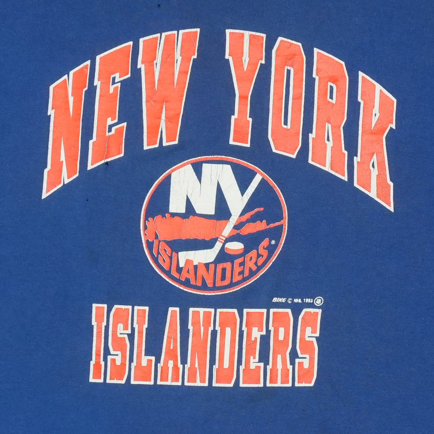 1993 New York Islanders Shirt Detail