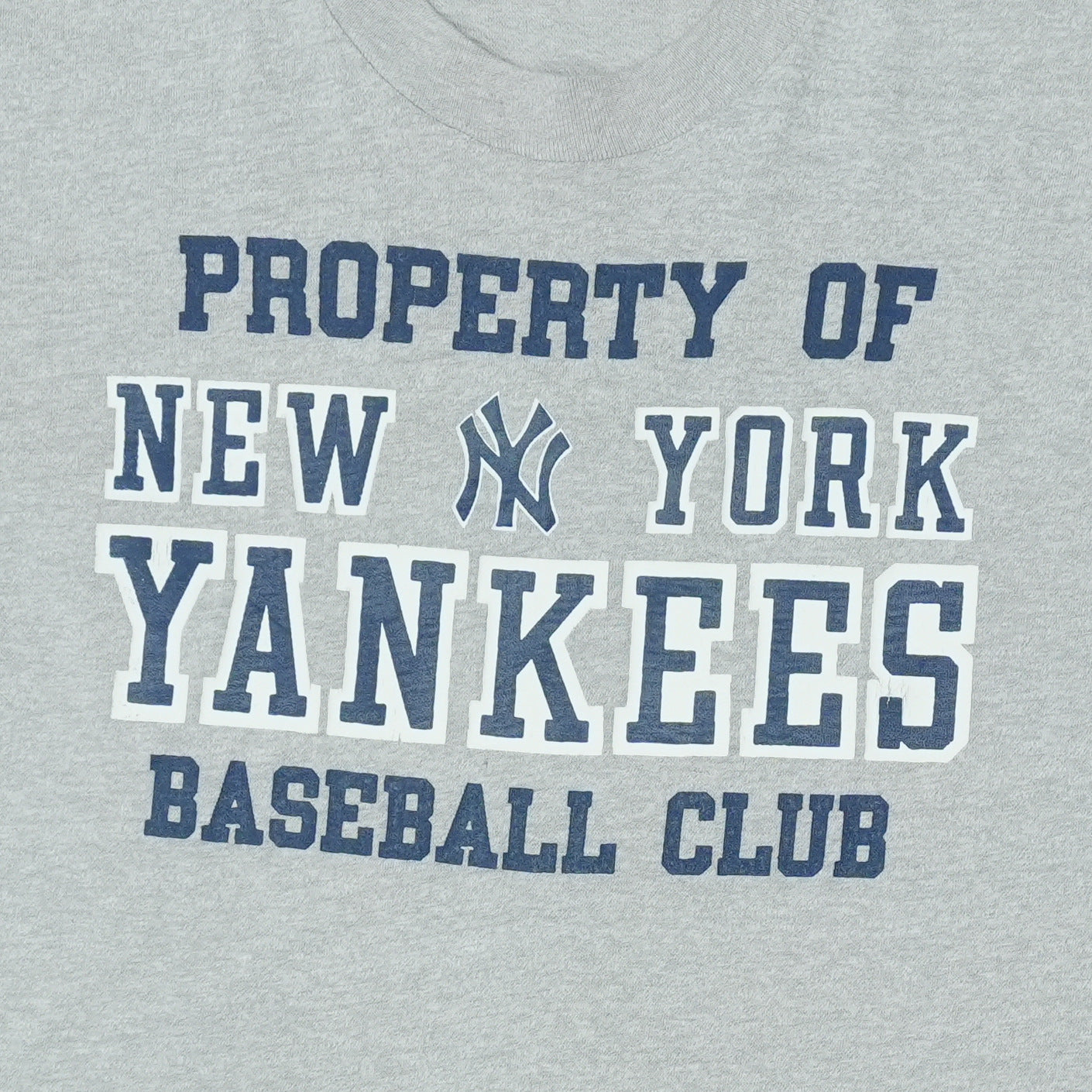 1980s New York Yankees Shirt Detail