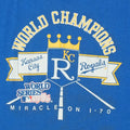 1985 Kansas City Royals World Champions Shirt Detail