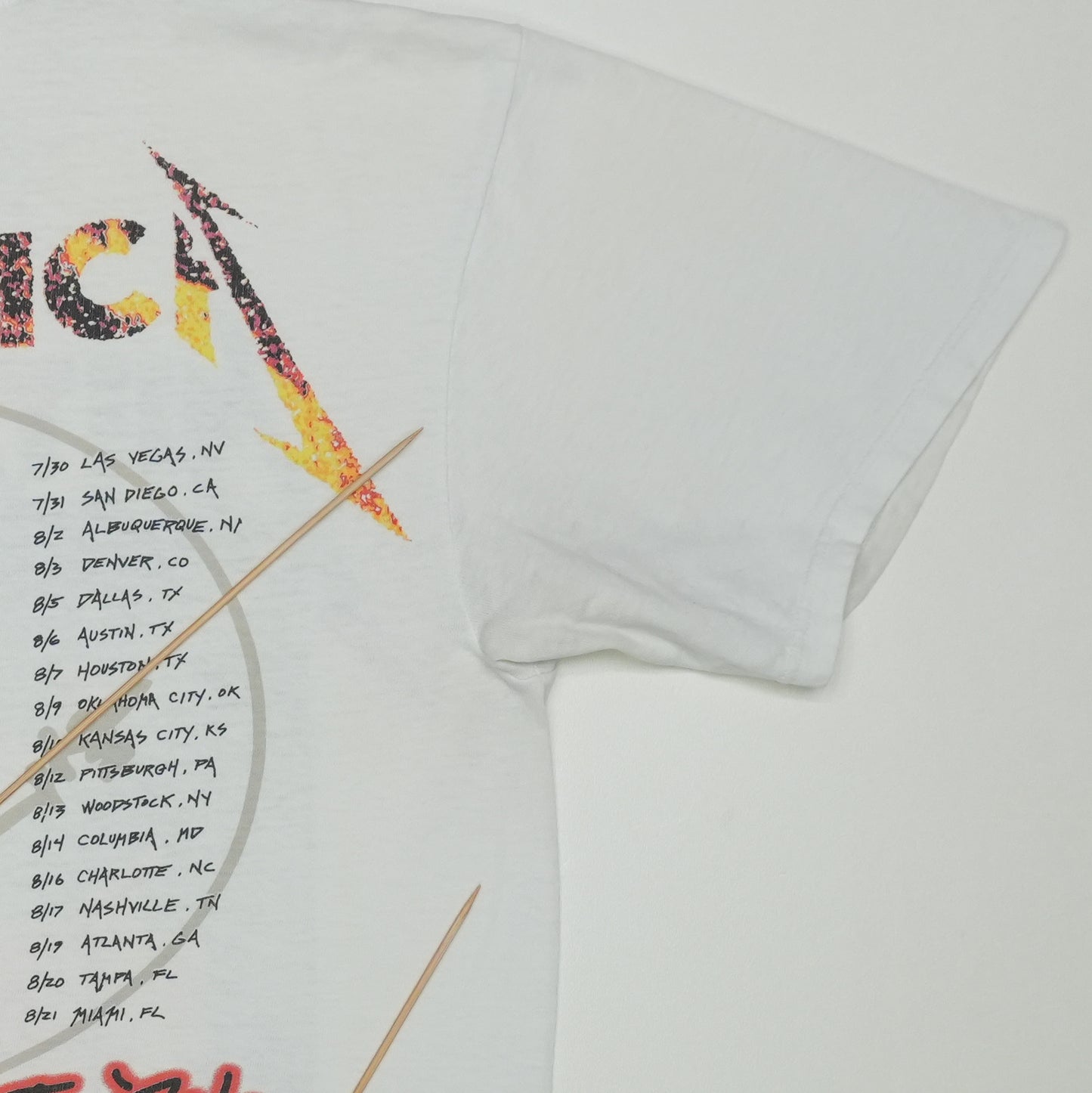 1994 Metallica Binge Purge Tour Shirt