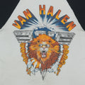 1982 Van Halen Tour Jersey Shirt Detail